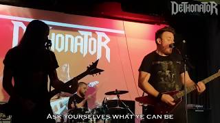 Dethonator - Ghost Of The Rolling Horizon Lyric Video - New Wave Of Traditional Heavy Metal