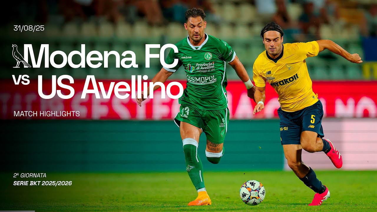 Highlights Serie BKT: Modena - Avellino 1-1