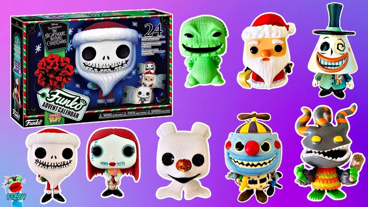 Day 2 Nightmare Before Christmas Funko Pocket Pop Calendar Unboxing ...