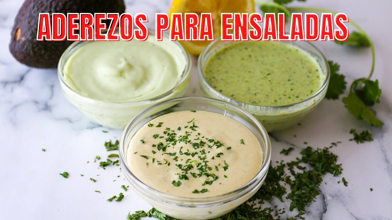 3 ADEREZOS SALUDABLES tienes que prepararlos ? - YouTube