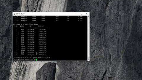 Assign vlan to port Alcatel Switch