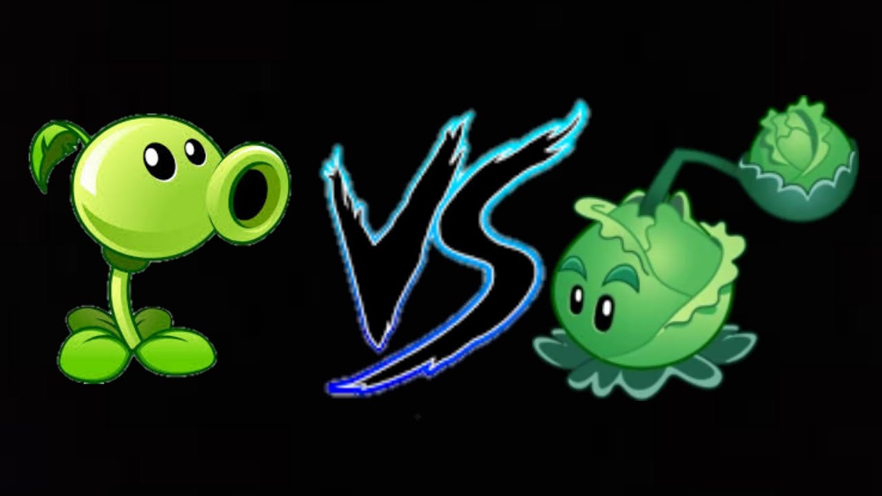 Peashooter VS Cabbage Pult Эксперимент PvZ 2 YouTube