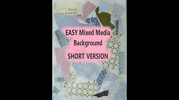 Easy Mixed Media Background-SPEED THRU #mixedmediaart #mixedmediaarttutorials #tutorials