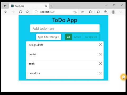 Build a React To-do List App - YouTube