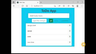 Build a React To-do List App