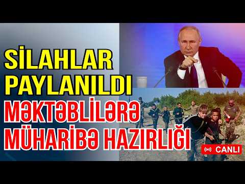 Rusiya məktəblərində müharibə hazırlığı başladı: Silahlar paylanıldı