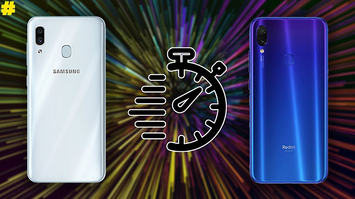 So sánh samsung a30 và xiaomi redmi note 7