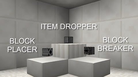 OpenBlocks Bit by Bit: Dropper Breaker Placer