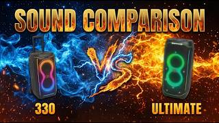 JBL Partybox 330 VS JBL Partybox Ultimate Sound Comparison