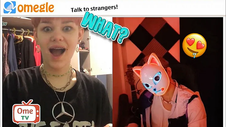 Removing my mask after i sing on Omegle! 💕