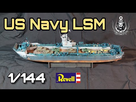 [Full Build] US Navy LSM (Landing Ship Medium) - 1/144 Revell