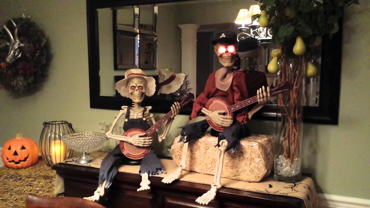 Dueling banjo skeletons YouTube