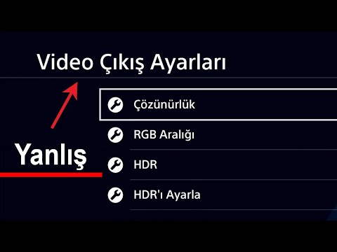 Playstation kullanıcıları bunu yanlış yapıyor RGB SINIRLI Yada FUL AYARI Nasıl Yapılmalı