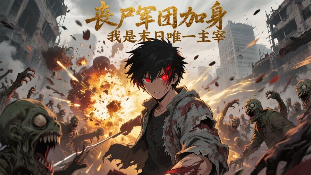 【Multi Sub】《喪屍軍團加身，我是末日唯一主宰》末日別人覺醒毀天滅地異能，林淵靠合成系統造奇葩道具，組建喪屍軍團，從廢墟殺到世界核心！#動漫 #熱門漫劇