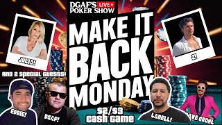 Make it back Monday! $2/5 cash game Session #74