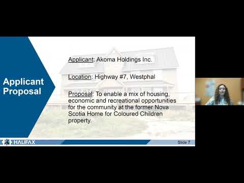 Case 21875 - Virtual Public Meeting - Development of Former NS Home for Coloured Children