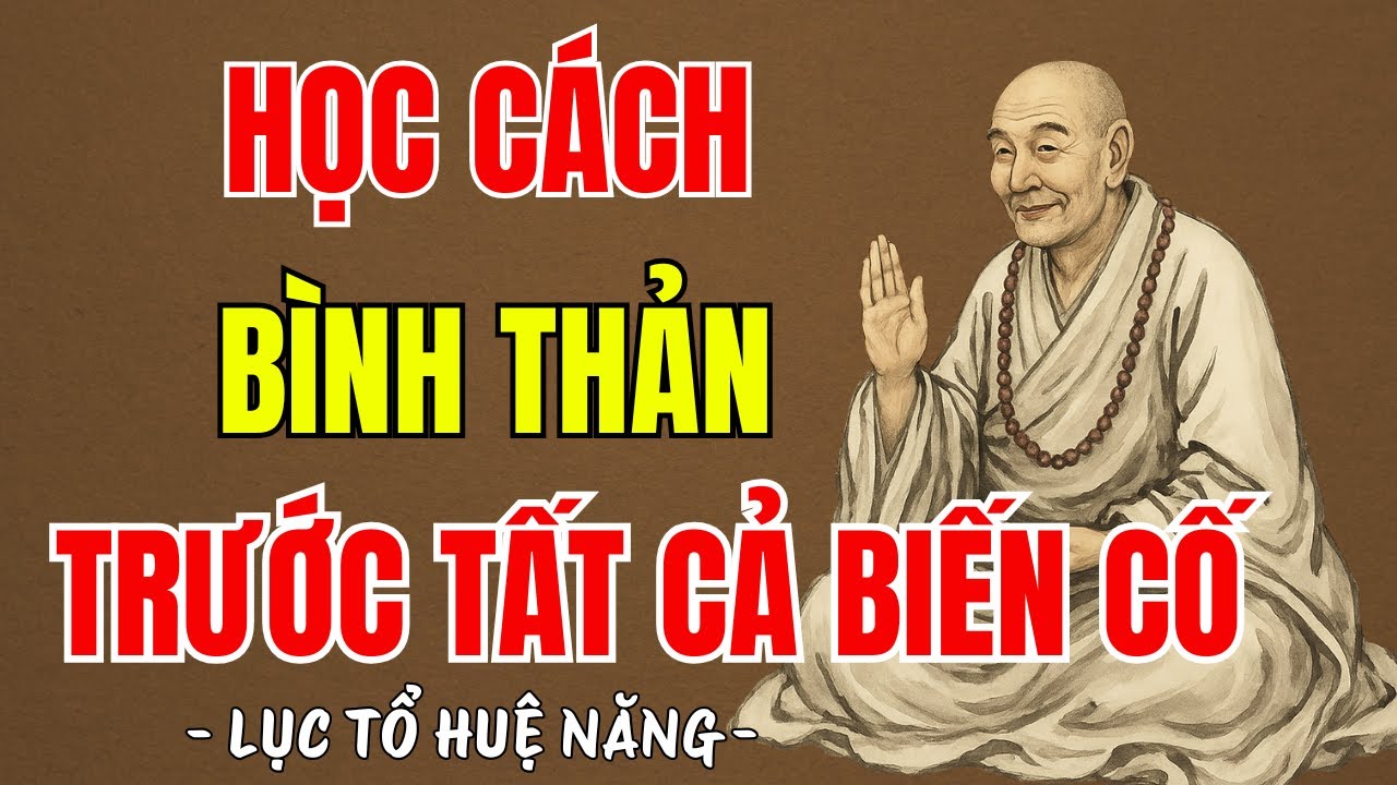 LỤC TỔ HUỆ NĂNG - Học cách bình thản đón nhận mọi thứ,vạn sự ắt được trời xanh an bài?nên nghe 1 lần