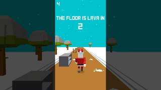 Christmas mobile game: Xmas The Floor is Lava !!! iOS and Android screenshot 1