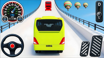 Crazy Bus Mega Ramp Impossible Racing - Bus Stunts Ultimate Tracks - Android Gameplay #61