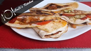 Tortilla Wrap with Hand Crafted Chicken and Ranch Sauce | Homemade Chicken Tortilla Wraps Recipe