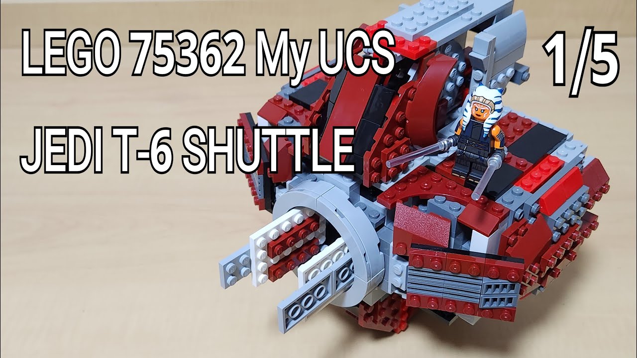 LEGO 75362 Jedi T-6 Shuttle MOC part 1 
