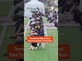 POV: Walking the graduation stage in a massive rainstorm
