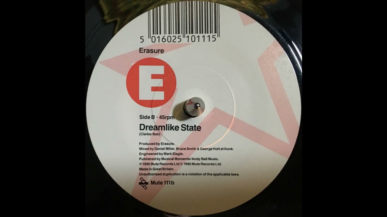 洋楽 Erasure Erasure - Dreamlike State (1990) - YouTube