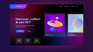 Landing Page Design With Background Animation | Animate Number Counter | jQuery Cycle Fade Slider