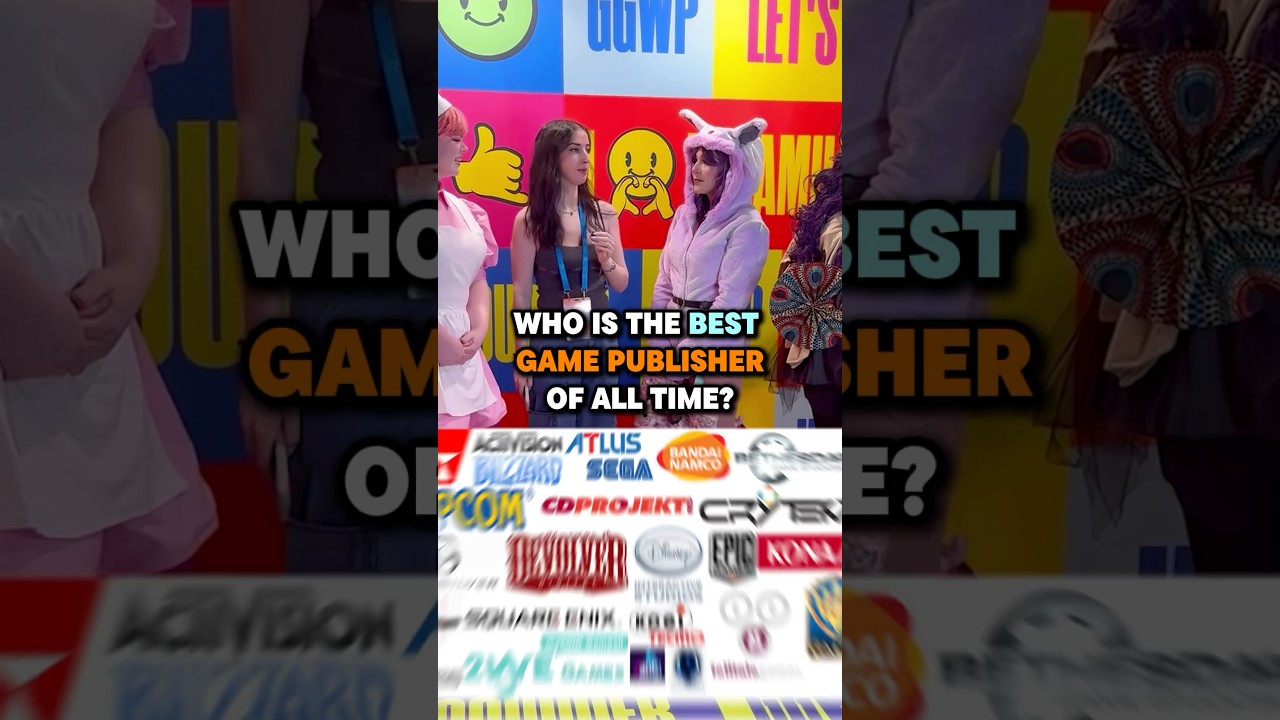 The BEST Video Game Publisher is… 