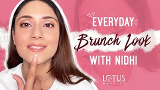 Step by Step Tutorial for Intimate Soft Brunch Look for Summers with Nidhi screenshot 1