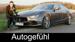 Maserati Ghibli SQ4 FULL REVIEW test driven top AWD V6 petrol version 2016/2017 - Autogefühl