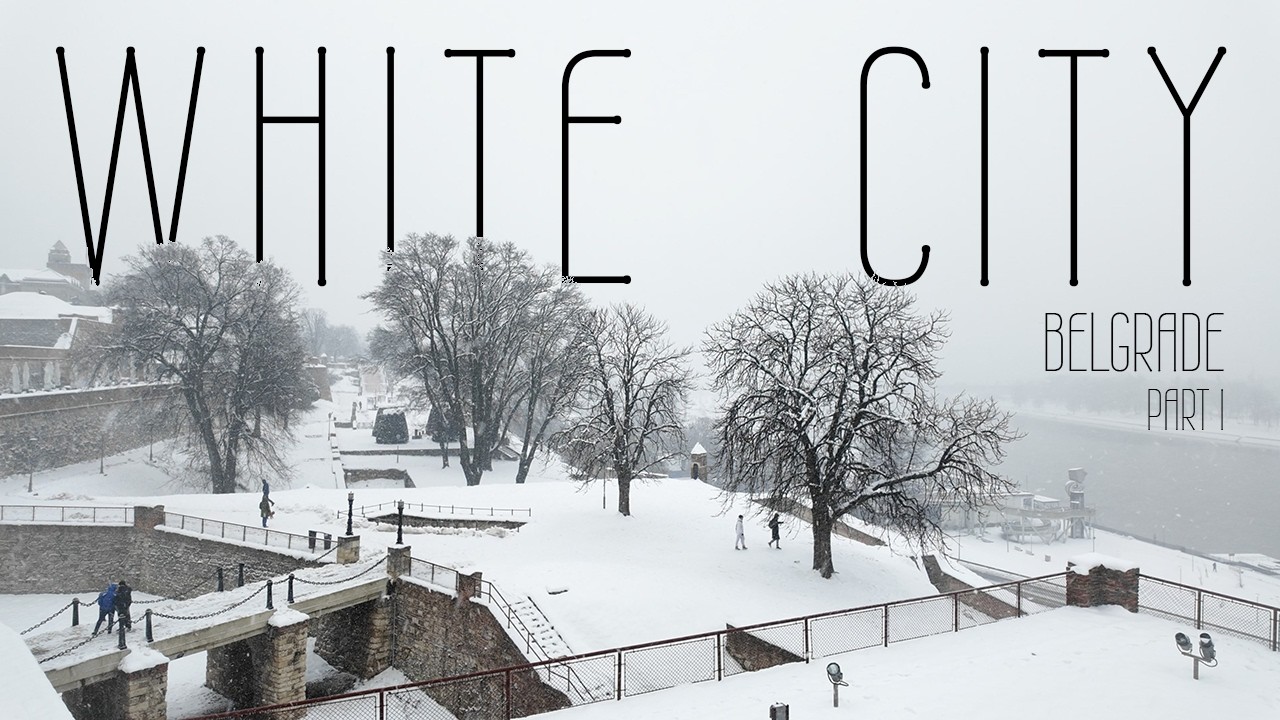 Biking at -7°C | 20°F Through Snowfall in Belgrade - Part I ❄️❄️