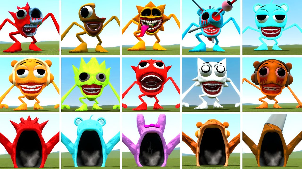 WHICH NEW ALL THE SPRUNKI TAPES HORROR FAMILY AND AND SEA EATER FAMILY IS THE STRONGEST? In GMOD!