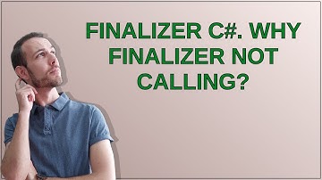 Finalizer C#. Why Finalizer not calling?