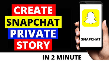 How To Create Private Story on Snapchat in 2022 ( Android + ios iPhone ) Make Snapchat Private Story
