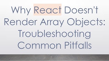 Why React Doesn