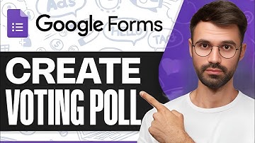 How To Create A Voting Poll In Google Forms - 2025 |  For Beginners