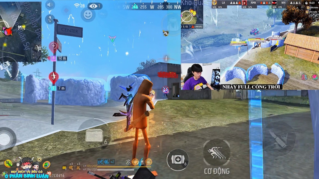 [Free Fire] CÙNG TRÙM MÓC LỚP ĐÁ LIVE 50 NGƯỜI NHẢY CỔNG TRỜI LIỆU AI TOP 1