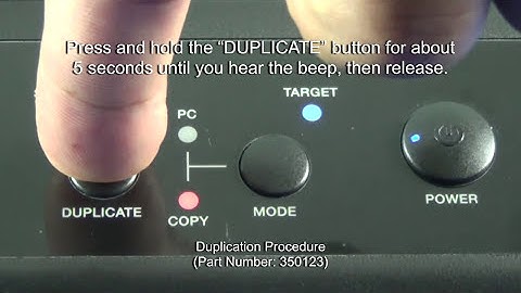 Aleratec 1:1 HDD Copy Dock USB 3.0 350123 Part 1 Duplication Procedure