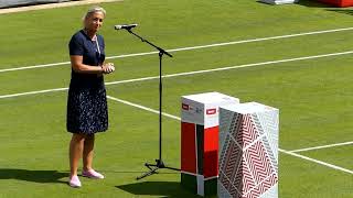 WTA Tennis Turnier Berlin bett1 open Juni 2023 opening Eröffnung Barbara Rittner