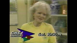 CHSJ Television - Golden Girls Promo 1991