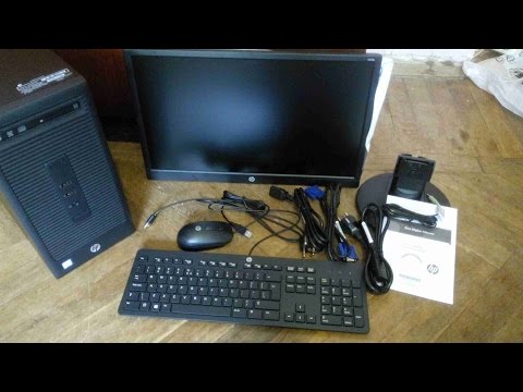 Обзор Hewlett-Packard i3-6100 (3.7 ГГц) / RAM 4 ГБ / HDD 500/Монитор+колонки Клава и мышка