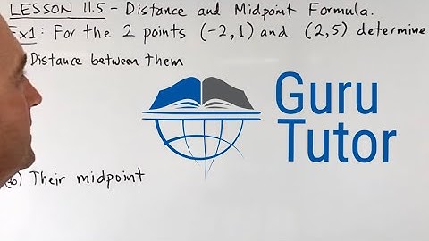 Distance Formula with Radicals and Midpoint Formula (2020 DL)