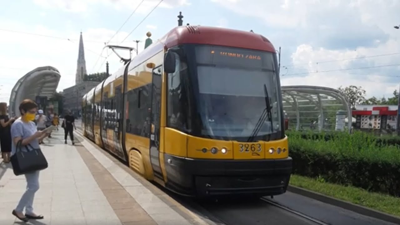 Tramwaje Warszawskie - Linia 4 - Pesa 120Na Swing 