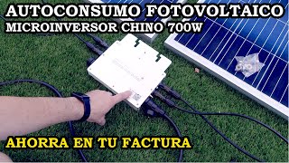 Instalación Fotovoltaica de Autoconsumo. Microinversor Chino. Ahorro Eléctrico en la Factura. 288