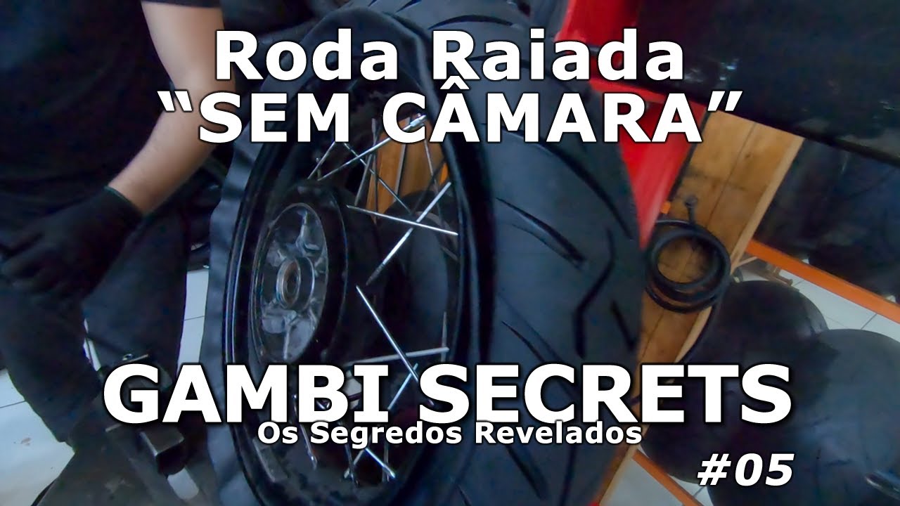 GAMBI SECRETS #5 - Roda Raiada "SEM CÂMARA" - Triumph Bonneville T120