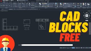 CAD BLOCKS download for free and how to use it | Insert CAD BLOCKS in AutoCAD screenshot 4