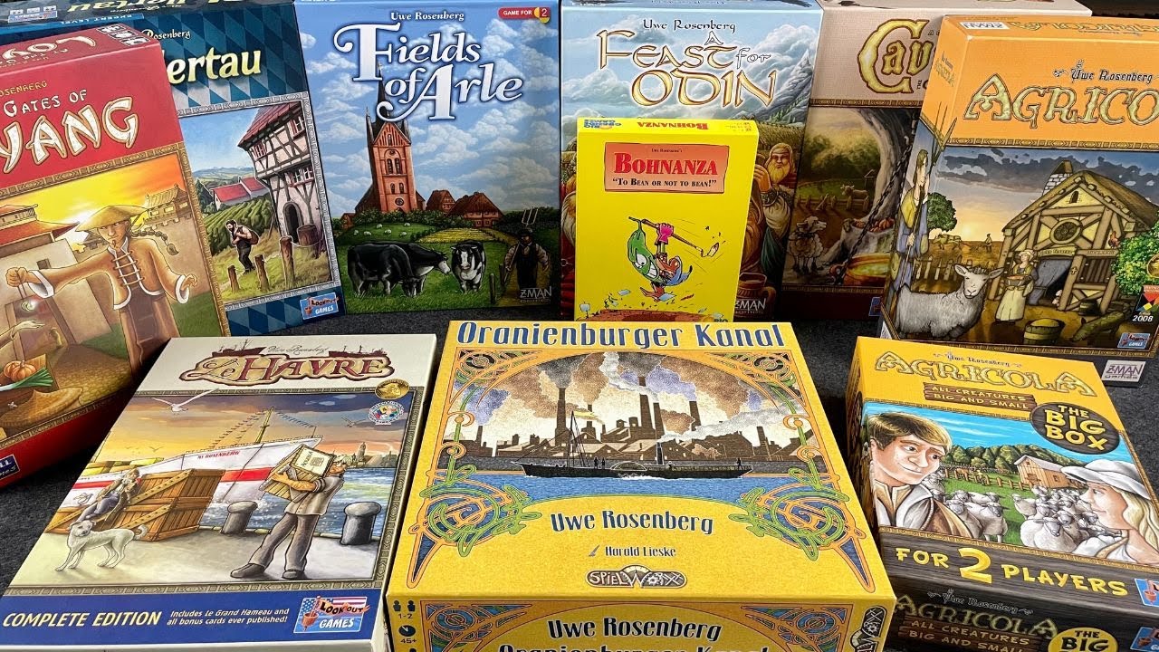 Ranking Uwe Rosenberg's Board Games YouTube
