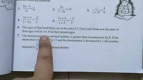 Ex.2.6 chapter 2 linear equations in one variable|CBSE class 8 math