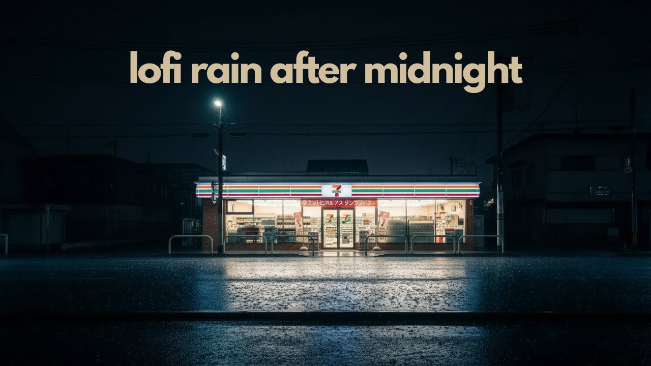 Kyoto After Midnight Rain 🌧️ Lofi to Settle Into Inner Reflection Peaceful Sleep Calm in the Rain
